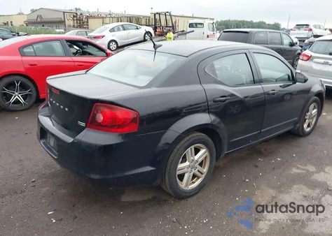 2013 Dodge Avenger Sxt from USA, damaged, VIN 1C3CDZCGXDN741204